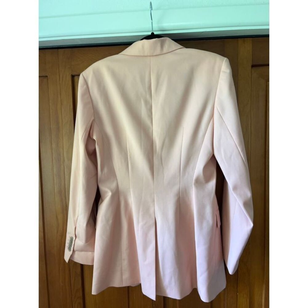 Lewit Sculpted Blazer Peachy Pink Size 10 - Picture 5 of 7